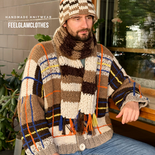 Load image into Gallery viewer, Hand Knit Soft Men's Cardigan
