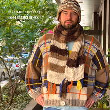 Load image into Gallery viewer, Hand Knit Soft Men's Cardigan