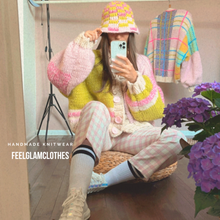 Load image into Gallery viewer, Soft Oversized Hand Knit Cardigan | Soft Cardigan