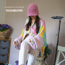 Load image into Gallery viewer, Alice Hand Knit Soft Chunky Cardigan
