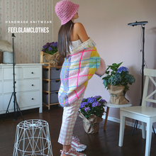 Load image into Gallery viewer, Alice Hand Knit Soft Chunky Cardigan