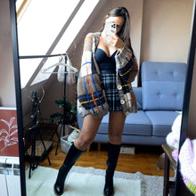 Load image into Gallery viewer, Hand Knit Oversized Soft Cardigan | Preppy Style