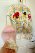 Load image into Gallery viewer, Ice-cream Hand Knit Cropped Cardigan | Soft Cardigan
