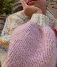 Load image into Gallery viewer, Ice-cream Hand Knit Cropped Cardigan | Soft Cardigan
